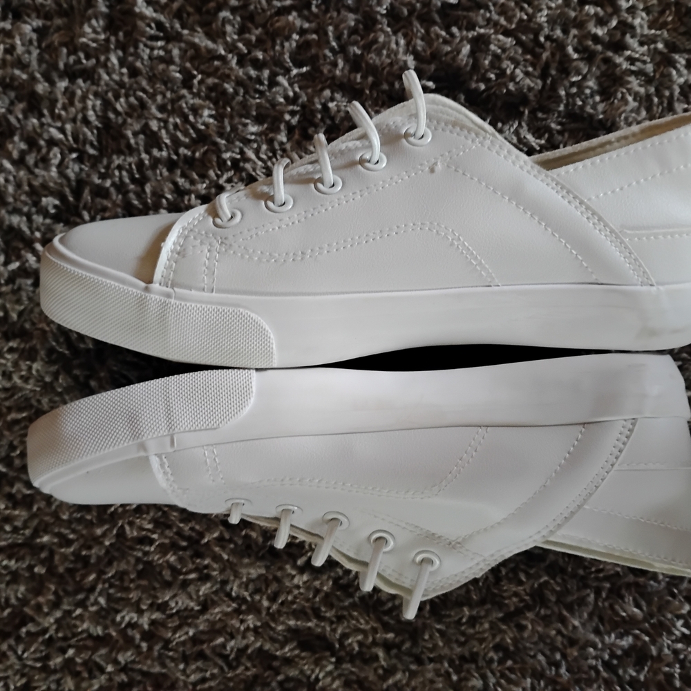 Classic White Low-Top Sneakers